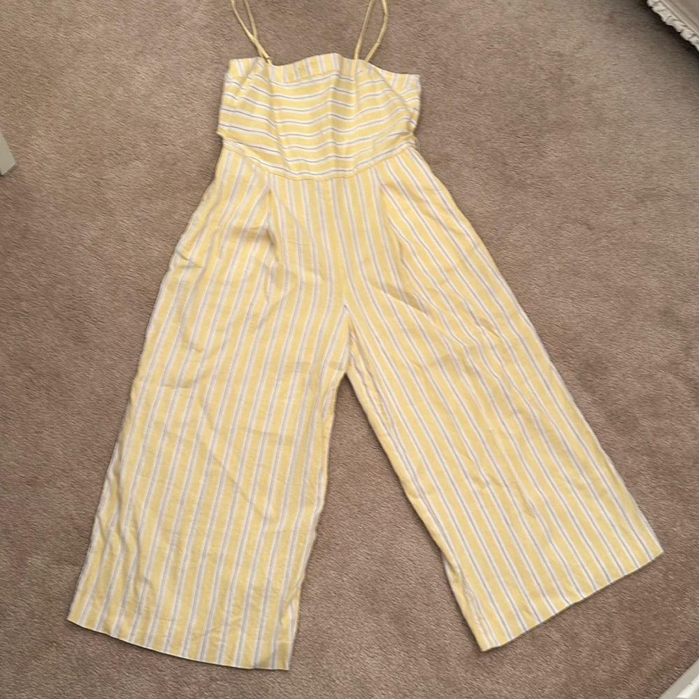 Banana republic, spaghetti, strap, wide, leg jumpsuit